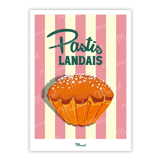 carte postale pastis landais