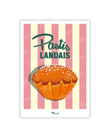 carte postale pastis landais