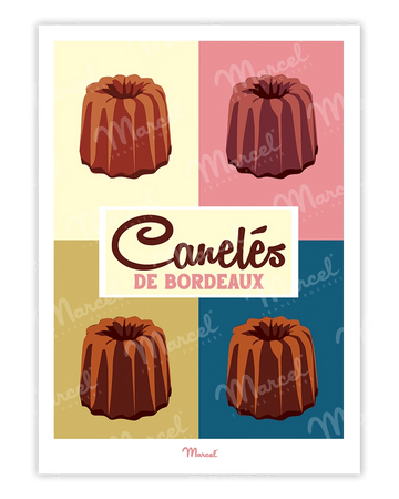 BORDEAUX "Les 4 Canelés"