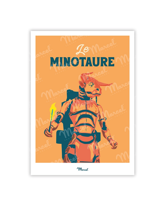 carte postale toulouse minotaure