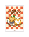 carte postale croque-madame