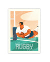 "Rugby" Postcard