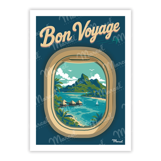 Carte de Voeux "Bon voyage"