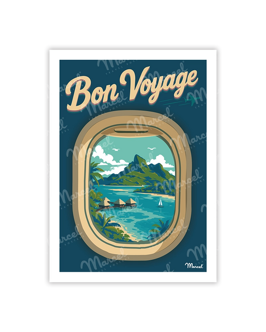 Carte de Voeux "Bon voyage"