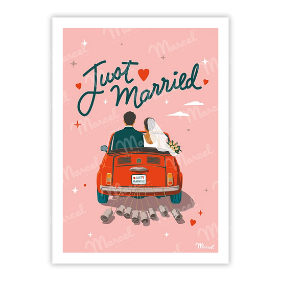 Carte de Voeux "Just Married"