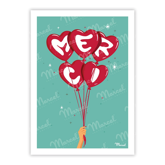 Carte de Voeux "Merci"