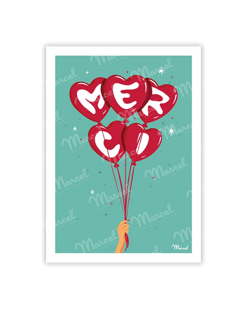 Carte de Voeux "Merci"