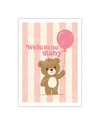 Carte de Voeux "Welcome Baby Girl"