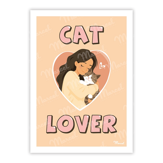 Carte de Voeux "Cat Lover"