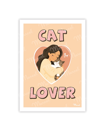 Carte de Voeux "Cat Lover"