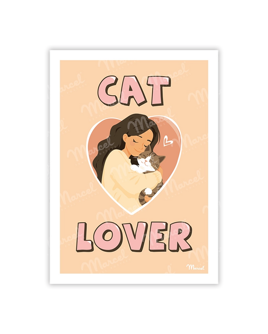 Carte de Voeux "Cat Lover"