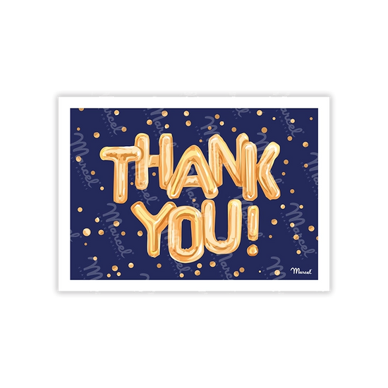 Carte de Voeux "Thank You"