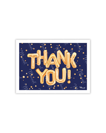 Carte de Voeux "Thank You"