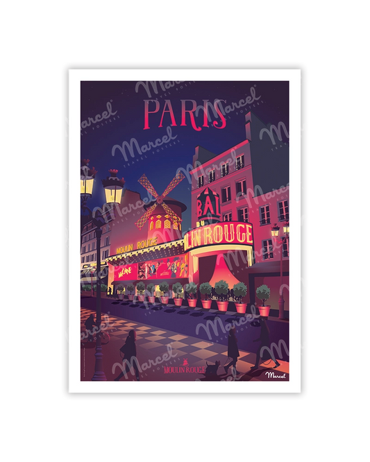 Postcard PARIS "Moulin Rouge"