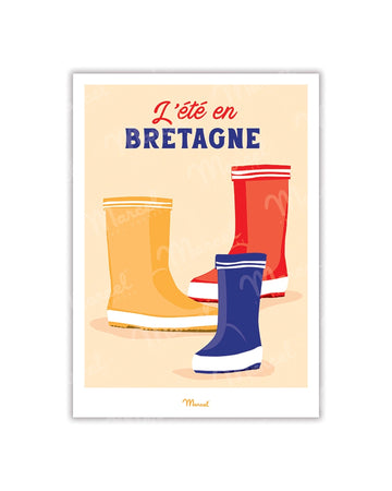 Carte postale Travel Color "L'été en Bretagne"