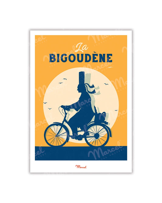 Carte postale Travel Color BRETAGNE "La Bigoudène"
