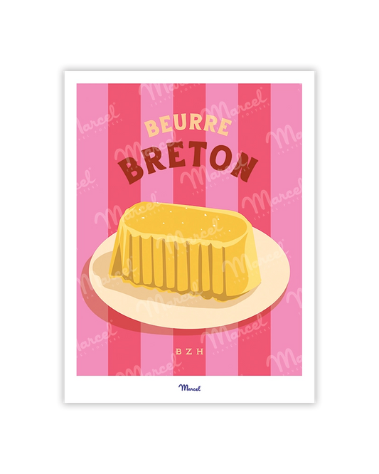 Travel Color Postcard "Breton Butter"