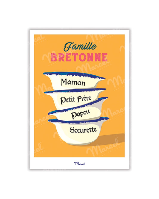 Carte postale Travel Color "Bol Breton"