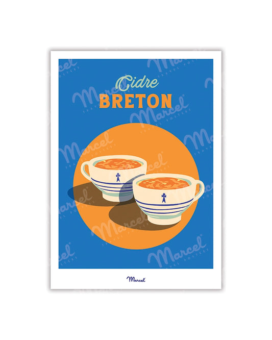 Carte postale Travel Color "La bolée de Cidre Breton"