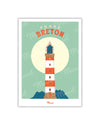 Carte postale Travel Color "Phare Breton"