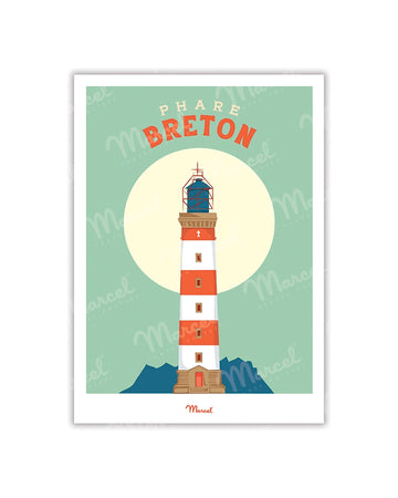 Carte postale Travel Color "Phare Breton"