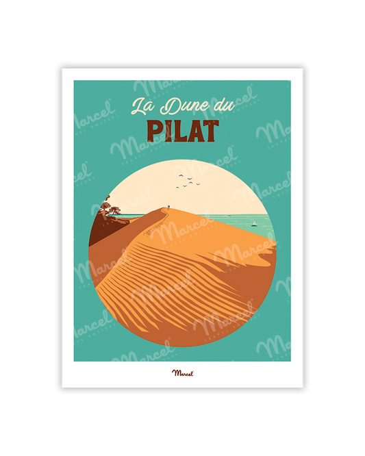 Carte postale Travel Color ARCACHON "la dune du Pilat"