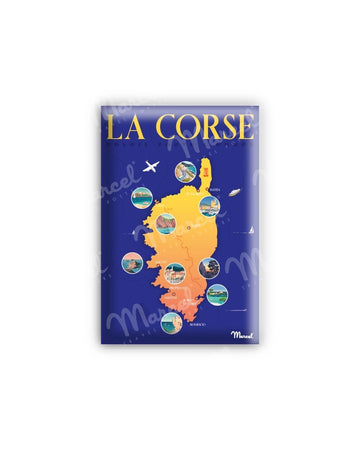 Magnet LA CORSE "Plan"