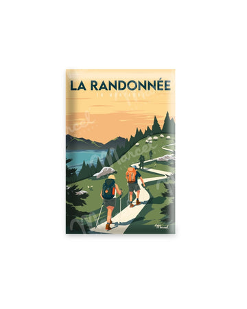 Magnet "La Randonnée en Montagne"