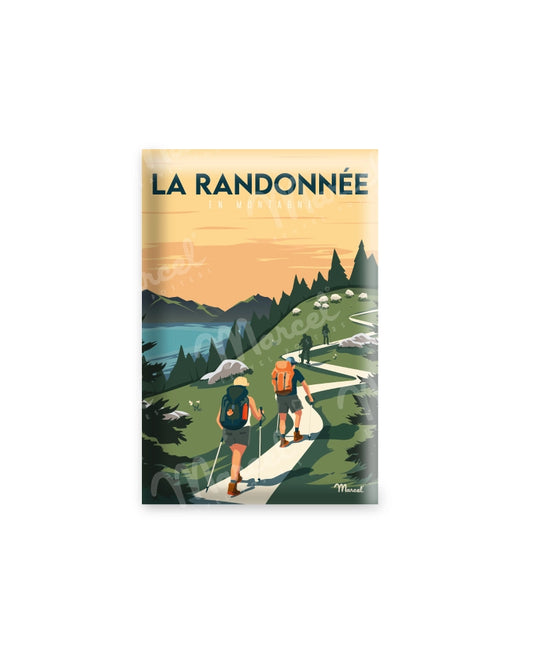 Magnet "La Randonnée en Montagne"