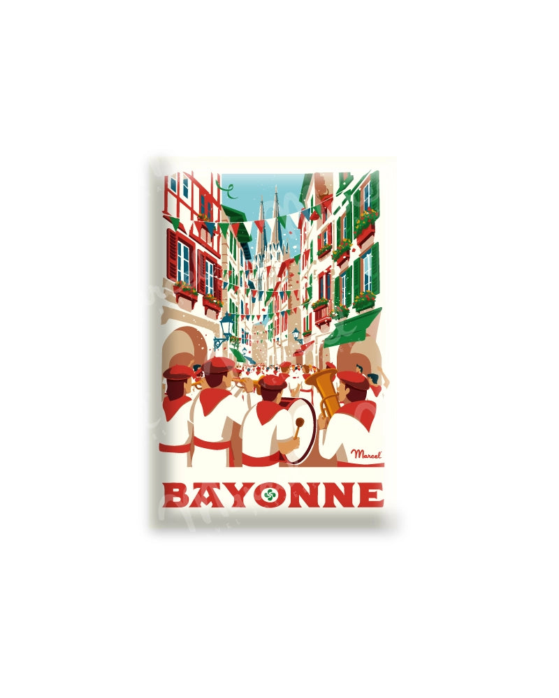 Magnet BAYONNE "Les Fêtes"