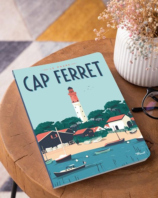 Carnet de notes A5 144 pages CAP FERRET "Le Phare"