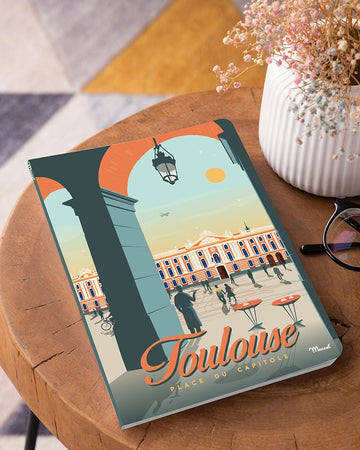Carnet de notes A5 144 pages TOULOUSE "Place du Capitole"