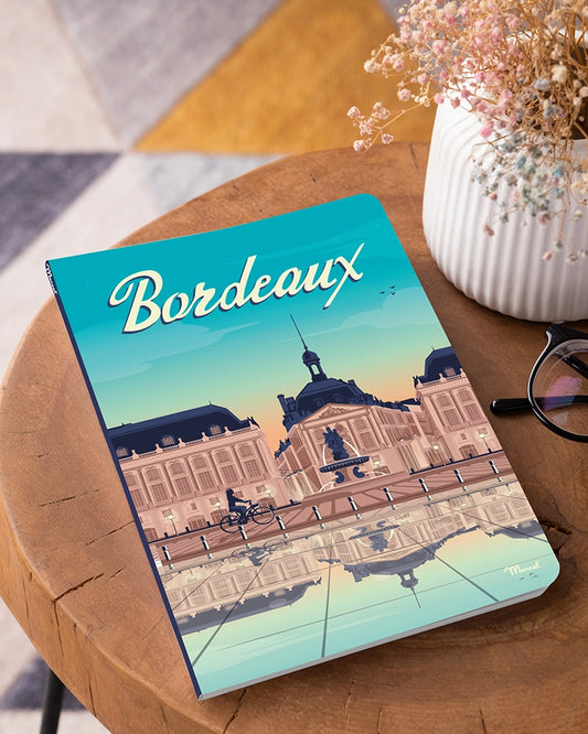 Carnet de notes A5 144 pages BORDEAUX "Place de la Bourse"