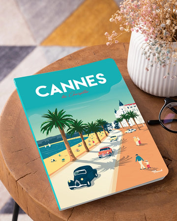 A5 notebook, 144 pages, CANNES "La Croisette"