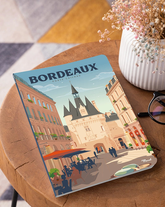Carnet de notes A5 144 pages BORDEAUX "Porte Cailhau"