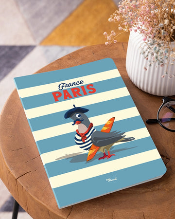 Carnet de notes A5 144 pages PARIS "Pigeon"