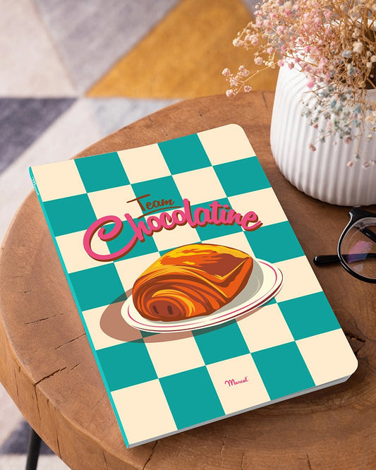 Carnet de notes A5 144 pages "Team Chocolatine"