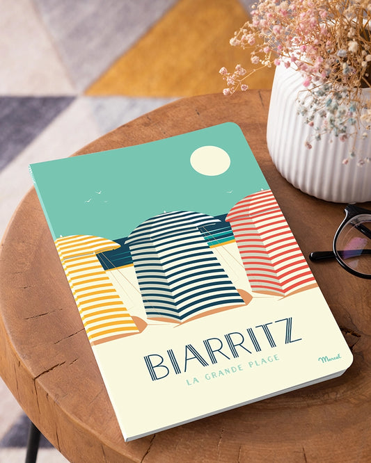 Carnet de notes A5 144 pages BIARRITZ "Les Tentes"