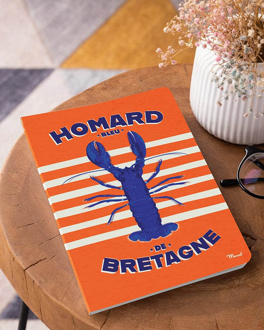 Carnet de notes A5 144 pages BRETAGNE "Homard"