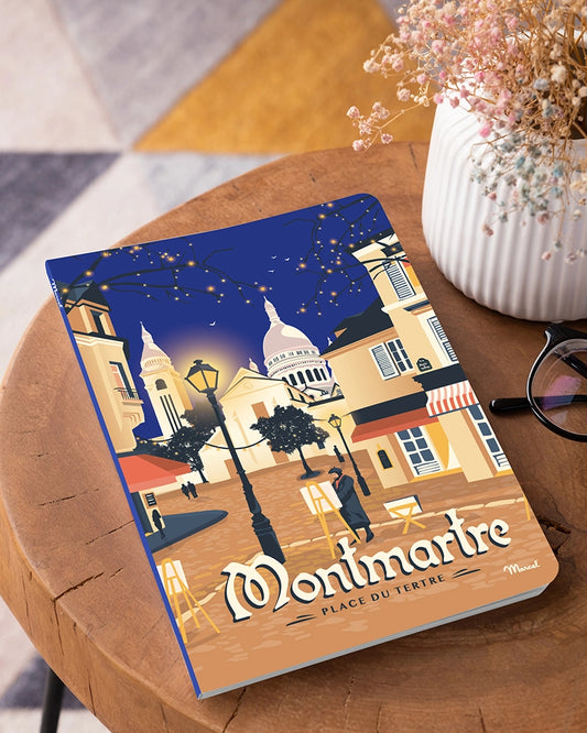 Carnet de notes A5 144 pages PARIS "Montmartre Place du Tertre"