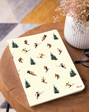Carnet de notes A5 144 pages "Vacances au ski"