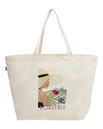 Cécile BORDEAUX "Great Wines" Tote Bag