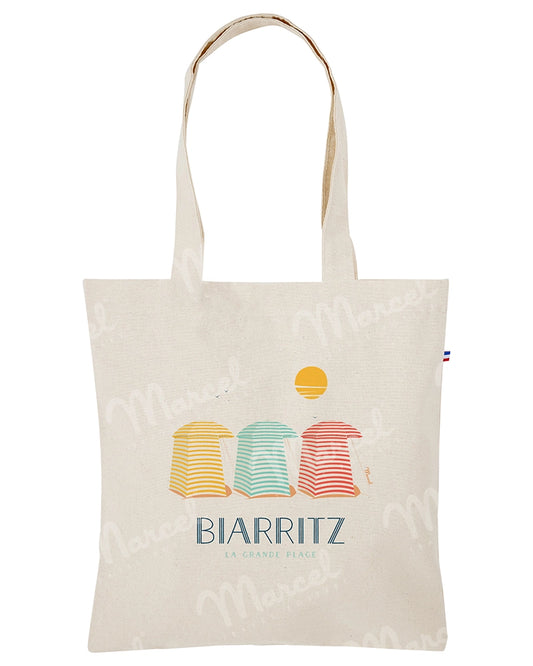 Tote Bag BIARRITZ "The Tents"