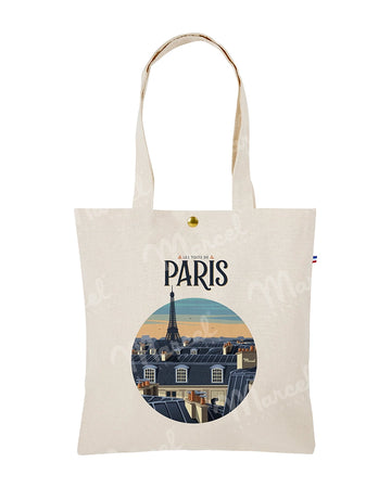 Tote Bag PARIS "Les toits"