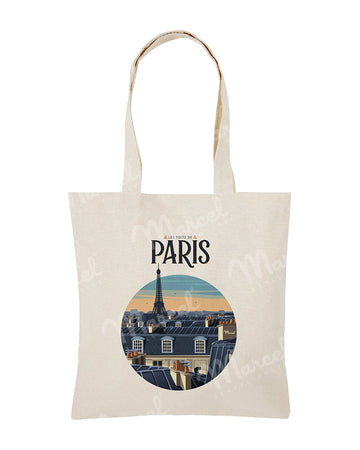 Tote Bag PARIS "Les toits"