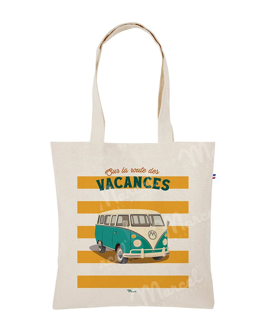 Tote Bag "Sur la route des vacances en Van"
