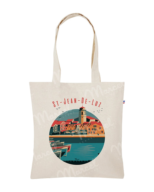 Tote Bag SAINT-JEAN-DE-LUZ "Le port"