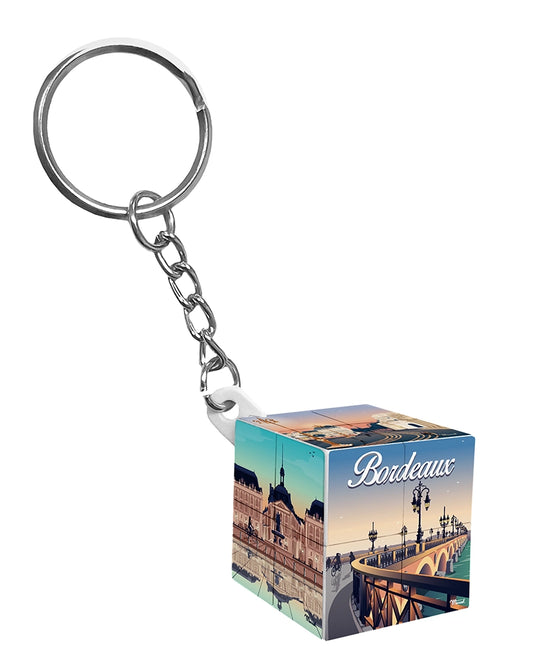 Porte-clé Cube BORDEAUX