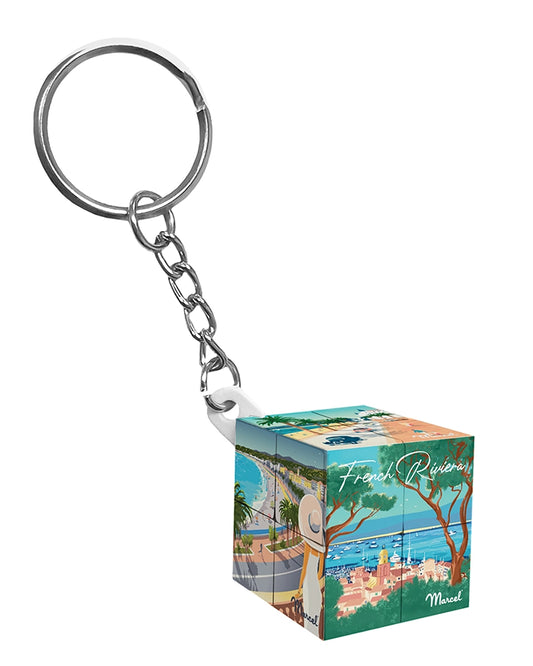 Porte-clé Cube FRENCH RIVIERA