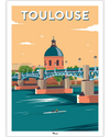 Poster Coloriage Mystère TOULOUSE "Dôme de la Grave"